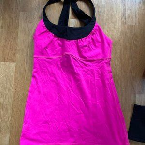 Pink Lululemon Scoop Neck Top